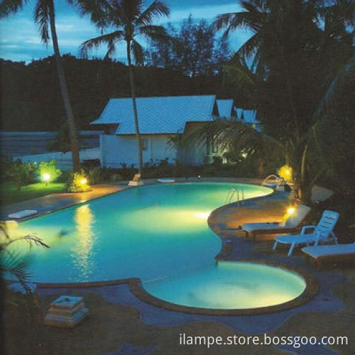 Top Grade RGB LED Underwater Light, 5-6W, used in hotel and airports